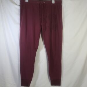 Rue 21 Womens Burgundy Jogger Sweat Pants